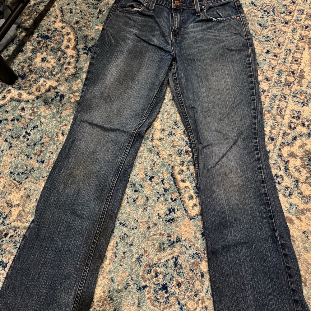 Levi's Dark Blue Straight Leg Jeans